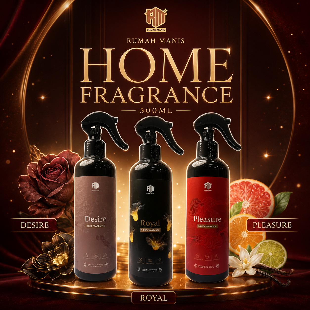 RUMAH MANIS HOME FRAGRANCE 500ML